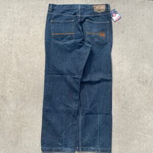 Mecca USA Jeans 36x30 Baggy Denim Dark Wash Y2K Streetwear
